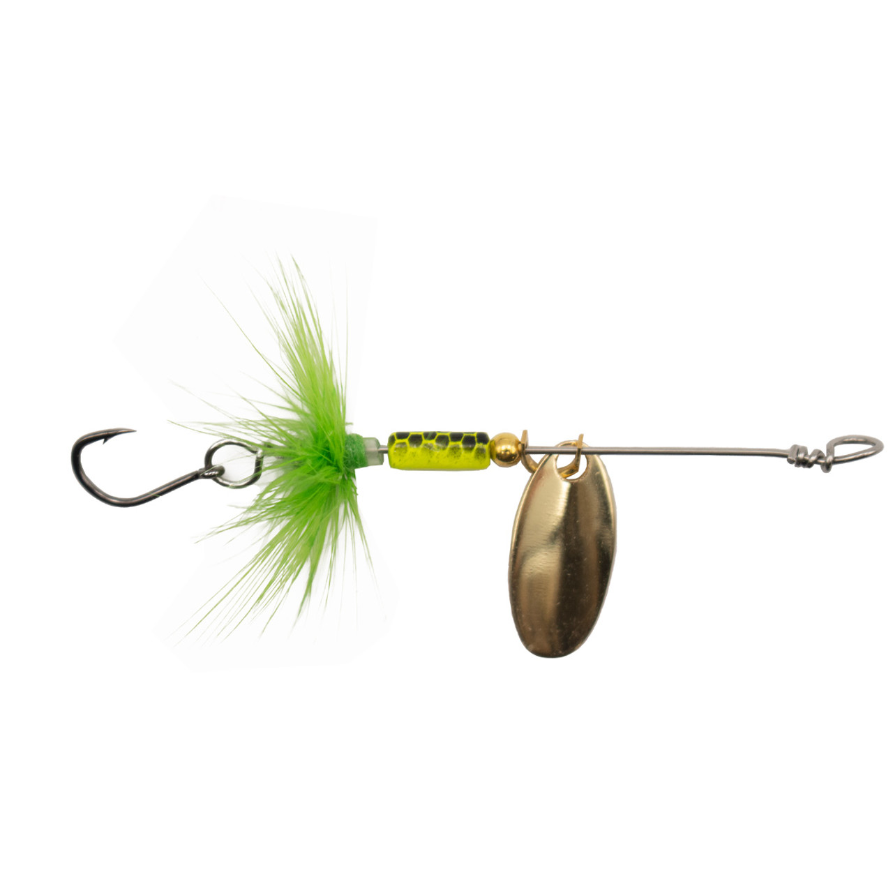 Rogers Sporting Goods Beeline Spinner with Gold Single Hook - 2 Pack in White | Size: 1/24oz