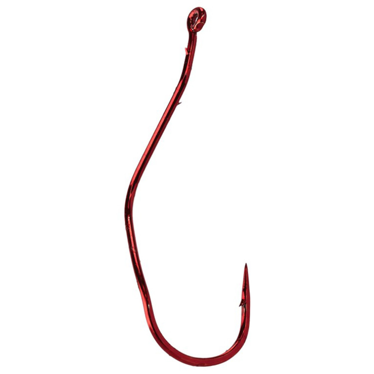 Slow Death Aberdeen Hook, Special Bent Shank - Red 1