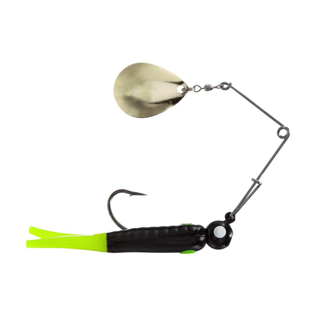 Johnson Beetle Spin - 1/8 oz. Chartreuse/Black Spots