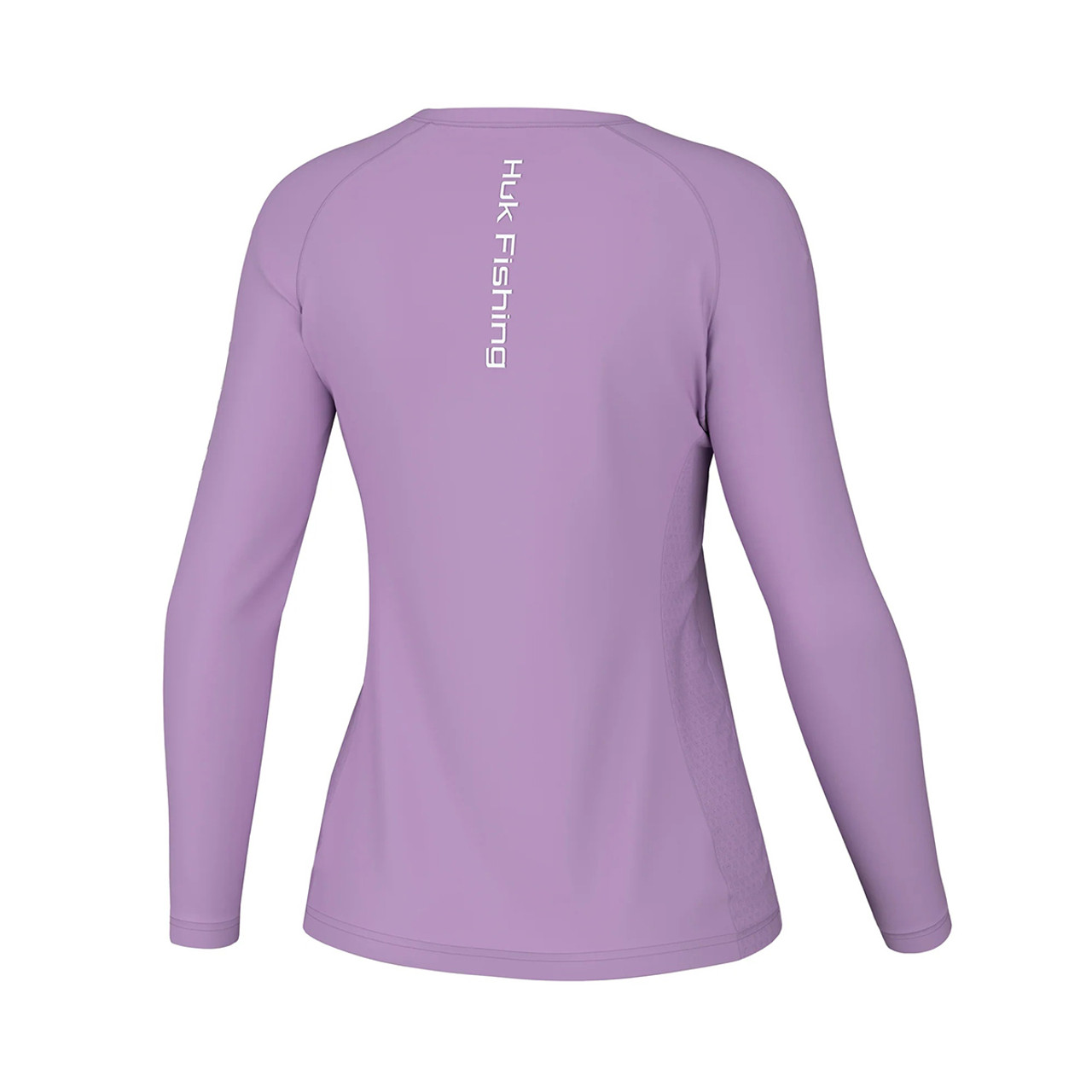 Huk Women's Pursuit Performance LS Shirt - Sheer Lilac - XL