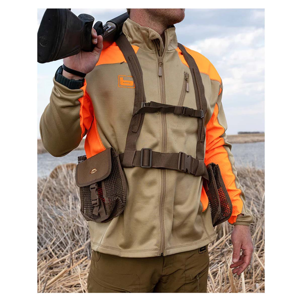 Final Attack Back Rest - Marsh Brown Polyethylene Support For Hunting Boats & Blinds - All-Day Comfort