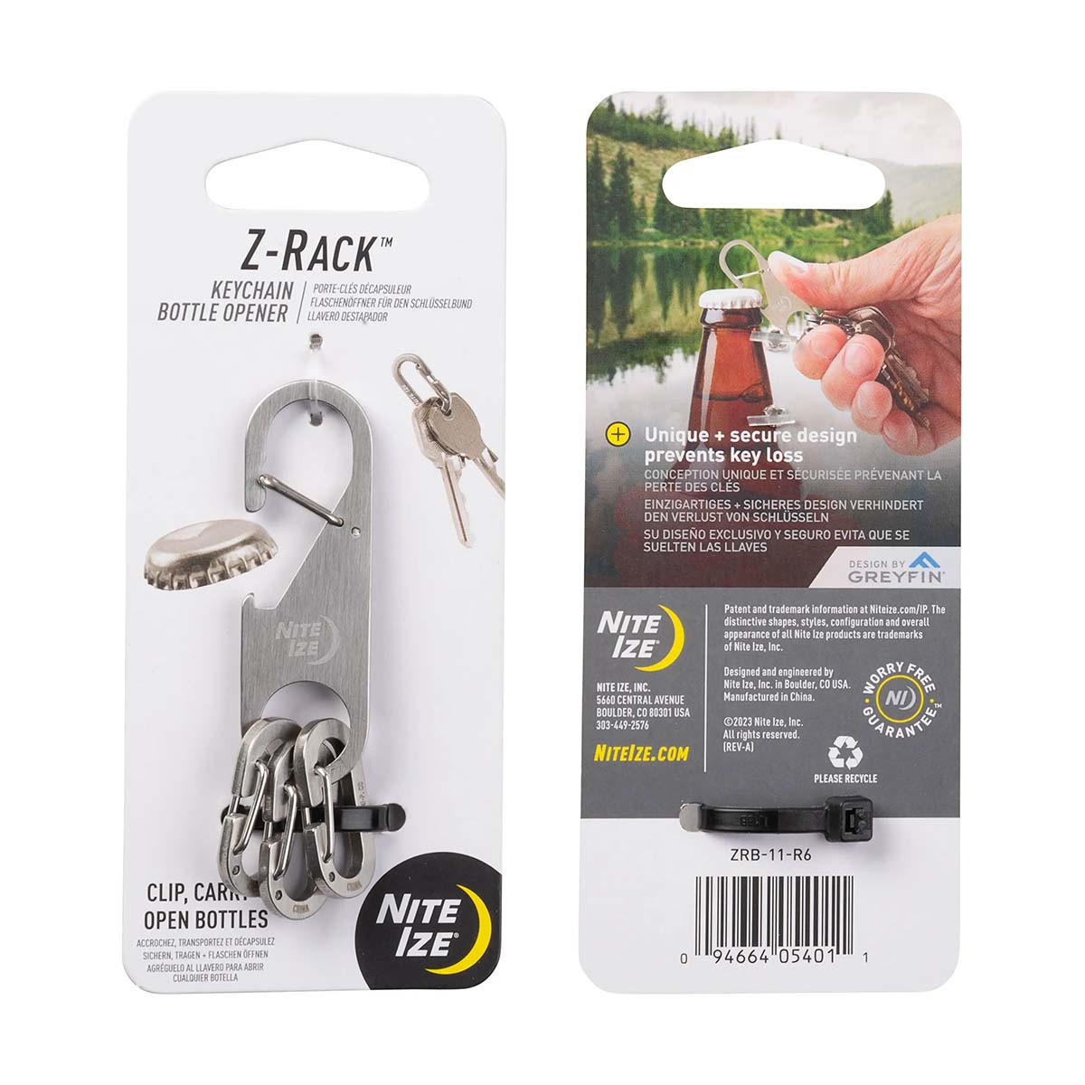 Nite Ize Z-Rack Keychain Bottle Opener | Rogers Sporting Goods