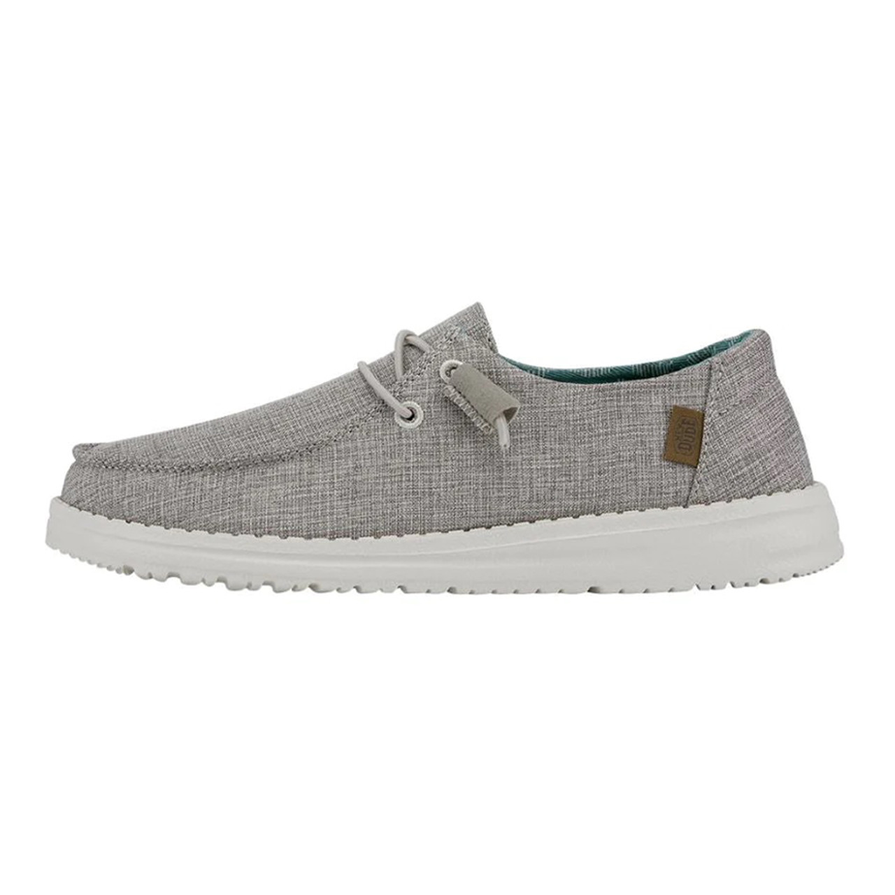 HEYDUDE Women's Wendy Linen Shoes in Chambray Beige