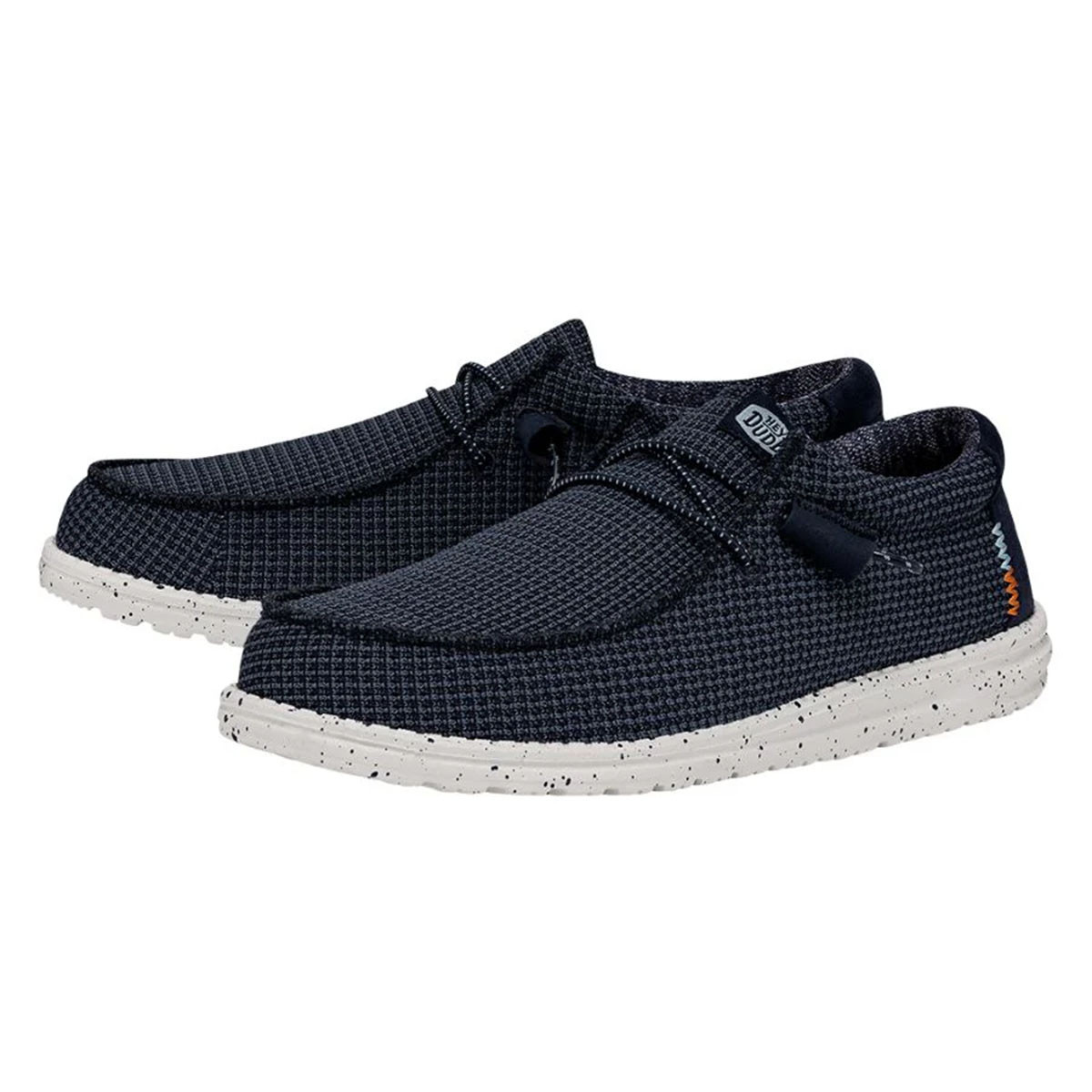 Hey Dude Wally Sport Mesh Slip On Loafer Shoes Black/Grey Mens Size 13 Amazon.com | HEYDUDE Wally Stretch Sox - Black/Black  main image 3