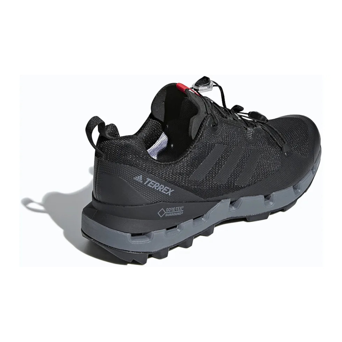Adidas TERREX FAST GTX-SURROUND-Black/Grey/Red | Rogers Sporting Goods