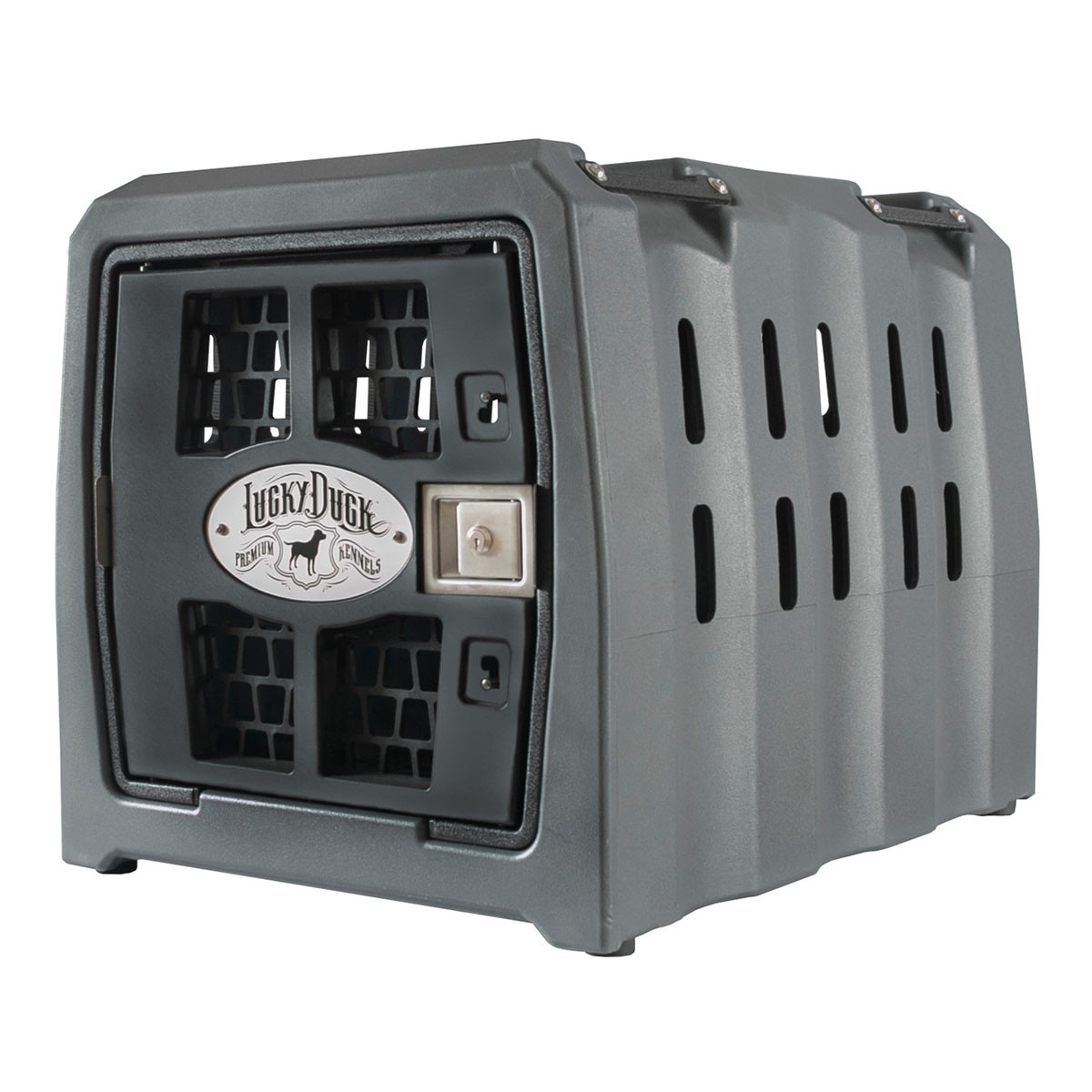 Lucky Duck Lucky Kennel, Medium/Gray | Rogers Sporting Goods