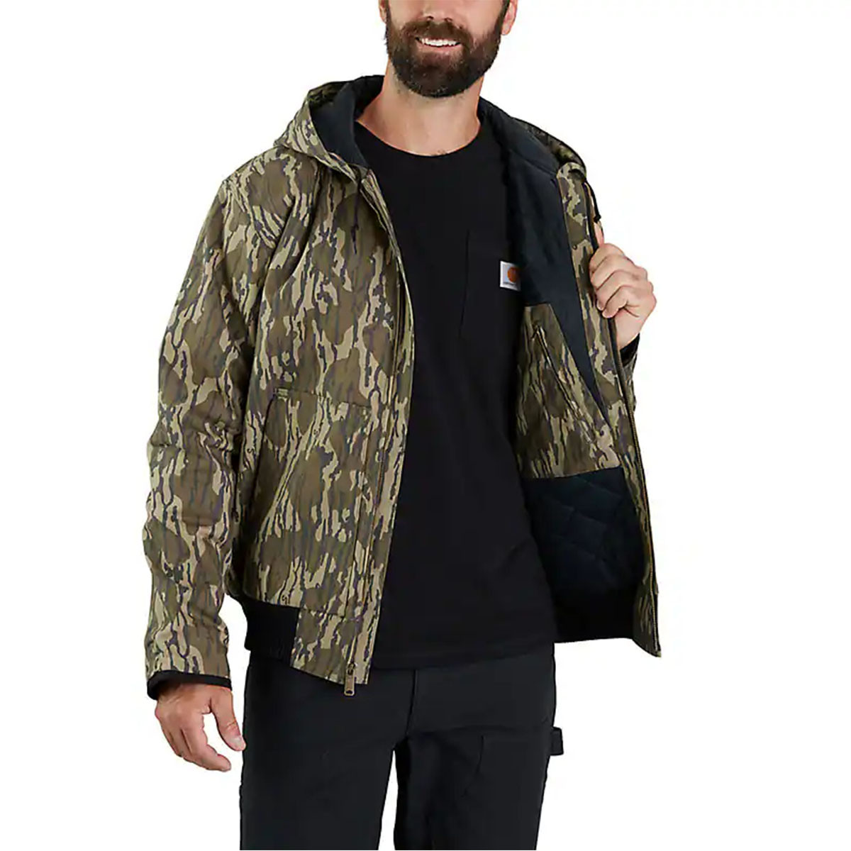 carhartt duck activejacket カモ柄 24fw Duck Active Jacket - Dearborn Canvas – Premier