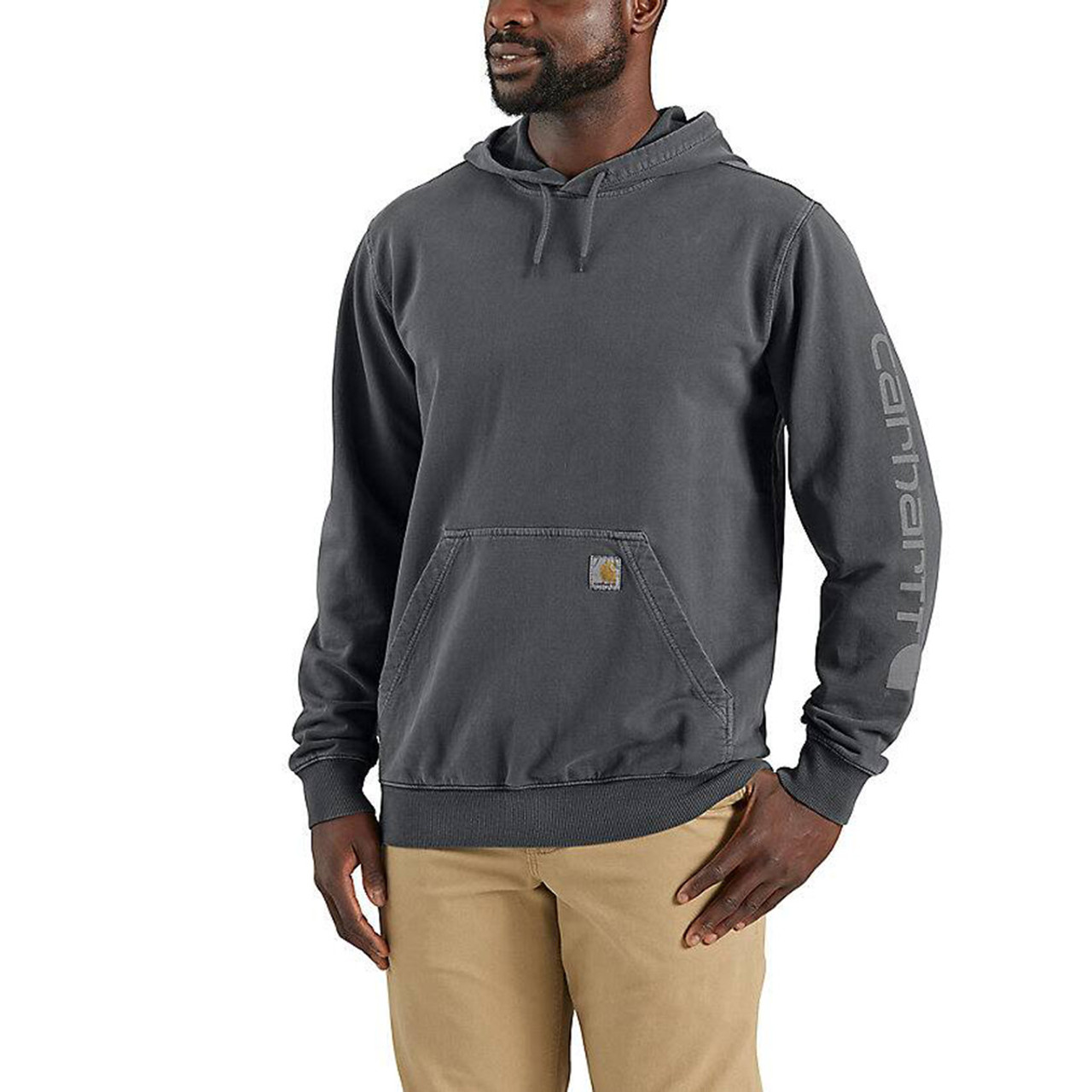 【Carhartt】 PIGMENT DYED SWEATSHIRT ★ OVER FIT Carhartt Relaxed Fit Midweight Garment Dyed Graphic