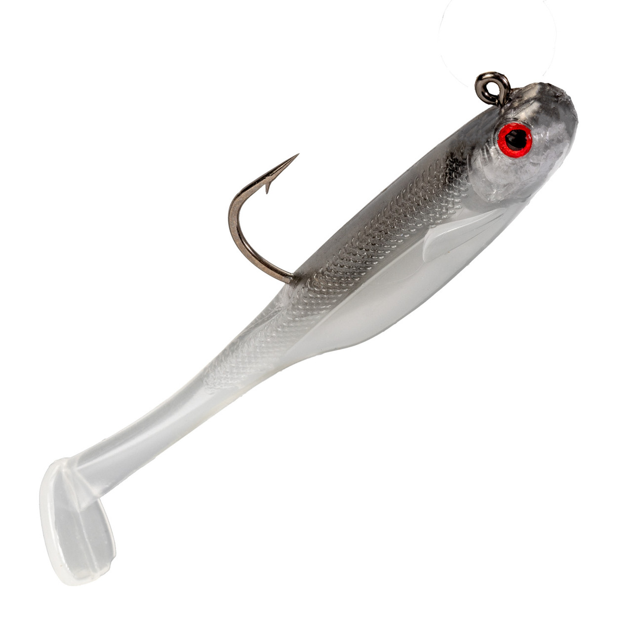 Strike King Game Hawg 4 Soft Bait – 10,2 Cm, Brush Hog Style, Salzimprägniert, Mit Coffee Scent, Für Bass