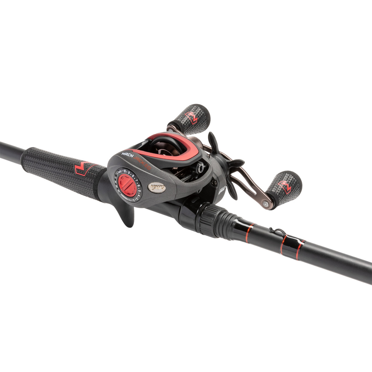 MACH Jacked 7'3" Medium Heavy Fast Left Hand Baitcast Combo MACH Jacked 7'3" Medium Heavy Fast Left Hand Baitcast Combo