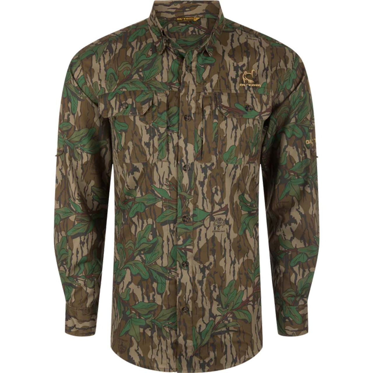 Drake Waterfowl EST Camo Wingshooter's Short Sleeve Shirt – Men's, Polyester, Vented, Magnattach Pocket