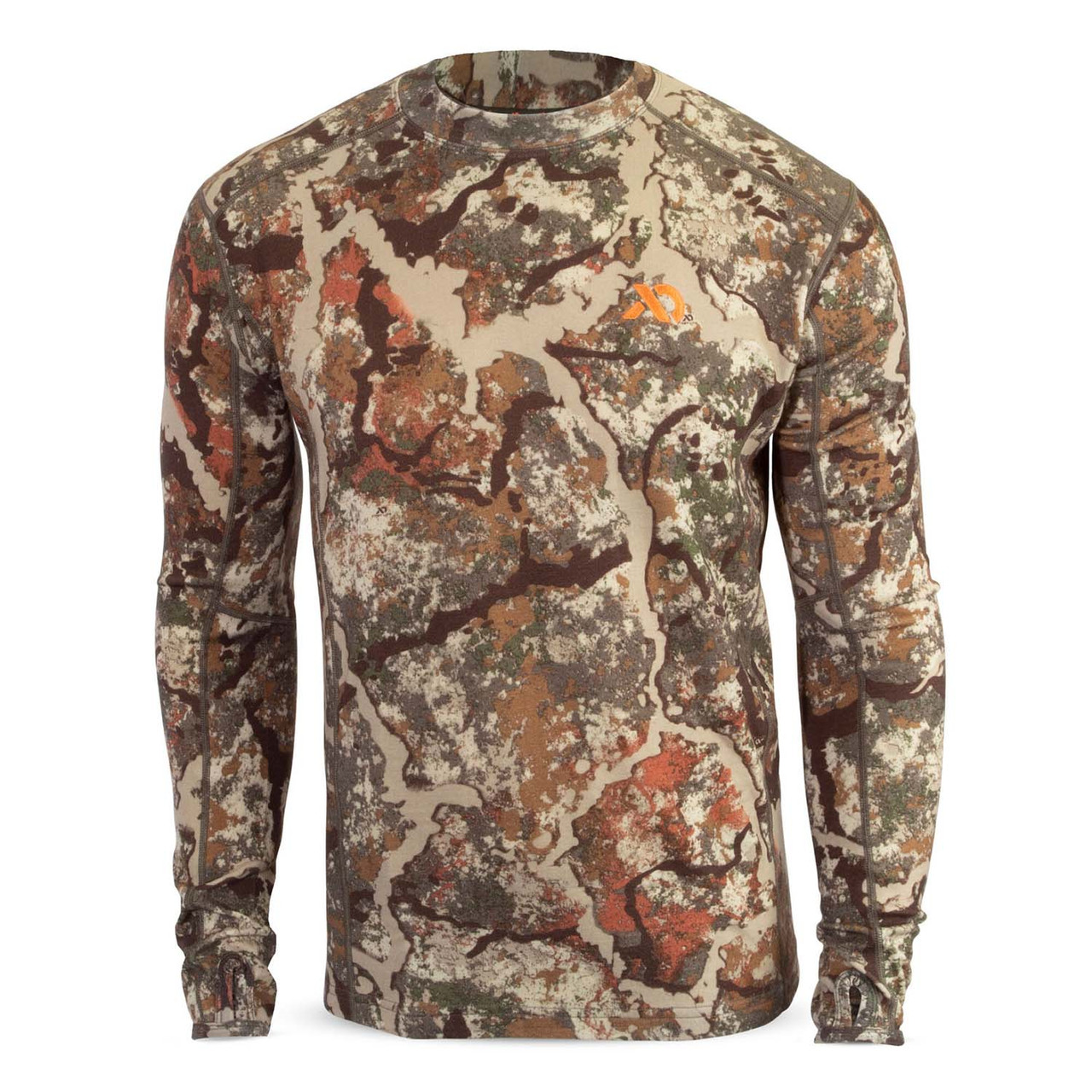 First Lite Men's Kiln Crew Merino Wool Base Layer – Midweight Hunting Shirt For All-Season Comfort
