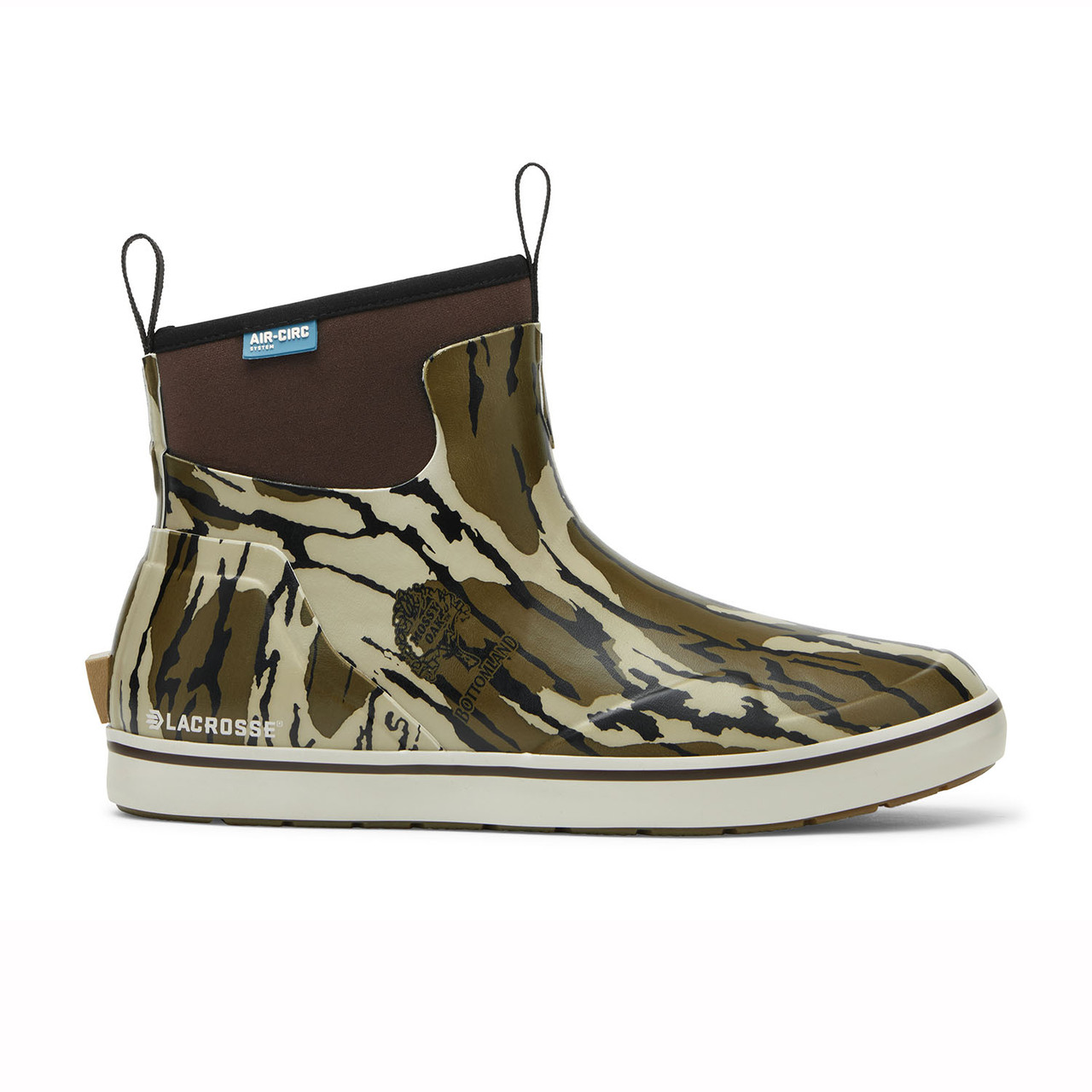 LaCrosse Black Rain Chelsea Boot with Camo Collar Size 13 Mens LaCrosse Alpha Deck Boot (Black Olive/Camo) – Lancaster  main image 3