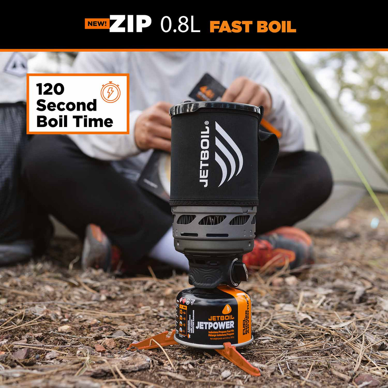 JETBOIL ジップ Jetboil Zip 0.8L Fast Boil System, Carbon | Rogers Sporting
