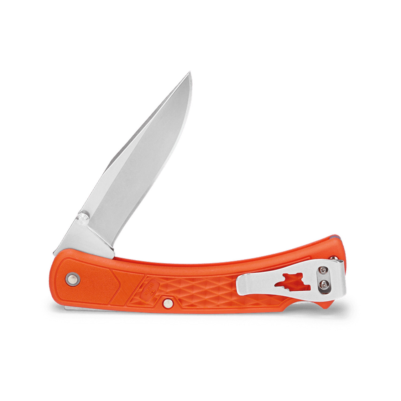 Buck 110 Slim Select Folding Knife, Blaze Orange | Rogers Sporting