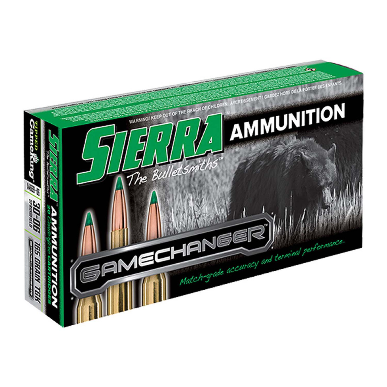 Sierra 30-06 Springfield 165 Grain GameChanger Tipped GameKing
