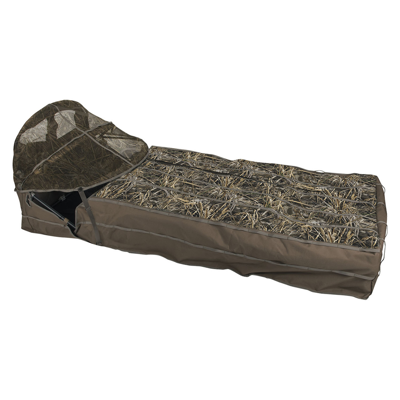 Drake Ghillie Layout Blind with Spring-Loaded Bonnet Rogers
