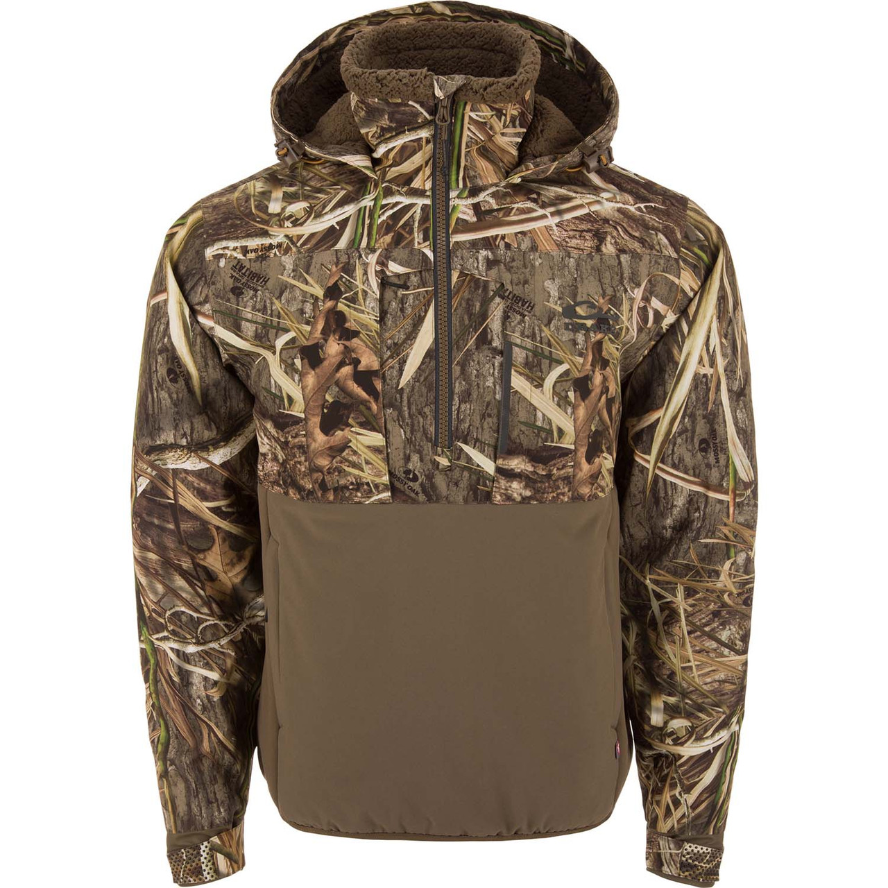Drake Waterfowl LST BMF Eqwader Half Zip Jacket with Primaloft