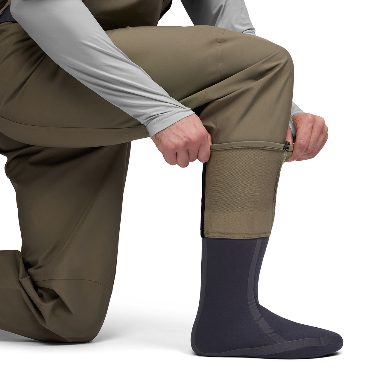 Sitka CrossCurrent Zip GTX Stockingfoot Wader | Rogers Sporting Goods