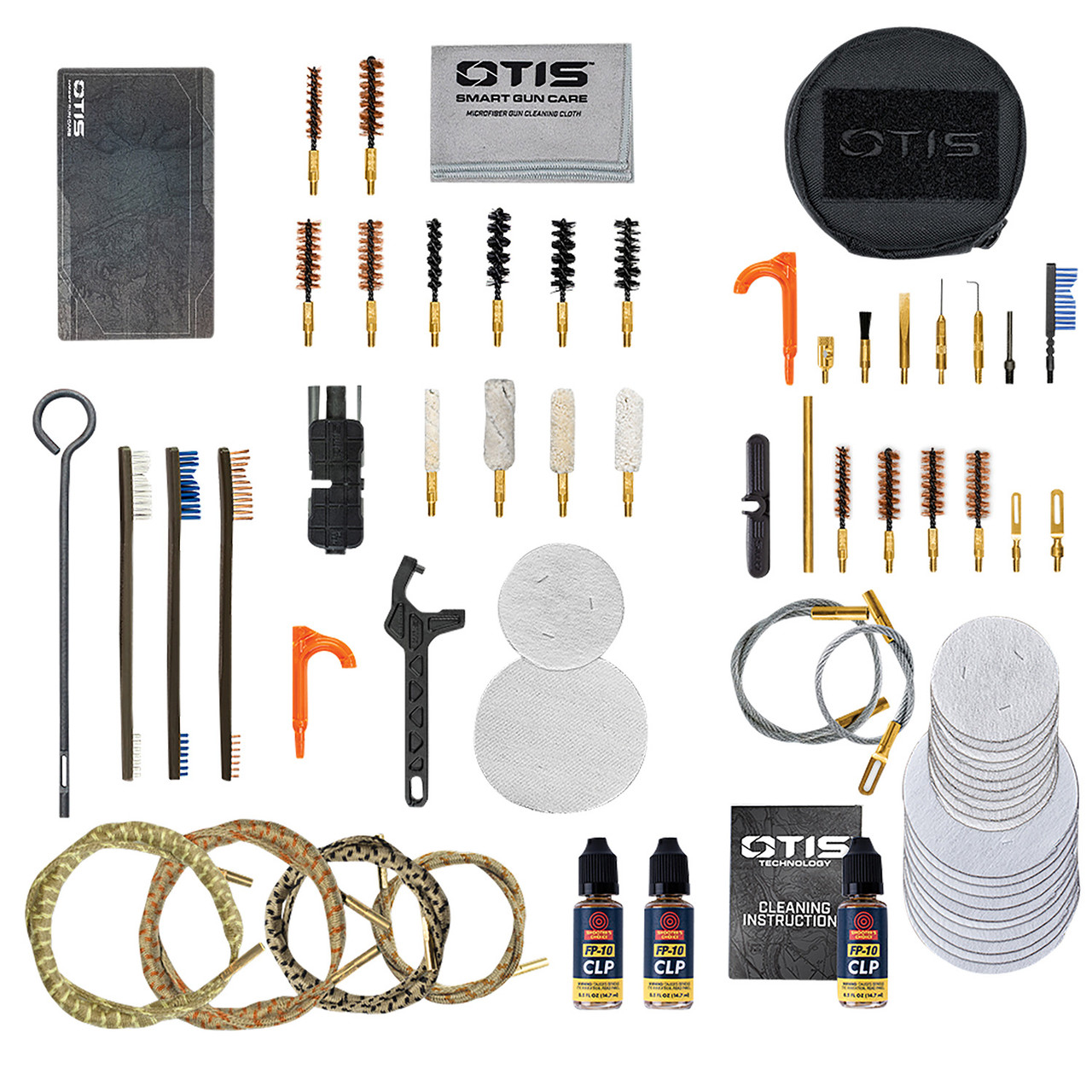 Otis Elite Pistol Cleaning Kit with Nylon Case and 11x17 Gun Mat