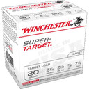 20 Gauge 2 3/4" 7/8oz 1200FPS Winchester Super-Target Load, Case of 250