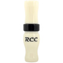 Riceland Custom Acrylic Speck Calls, 5/8" Guts - Ivory Black Gold Pearl