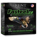 Box Image of the Kent 12 Gauge 3" 1 3/8oz 1300FPS Fasteel 2.0 Precision Plated Steel Waterfowl Loads.