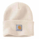 Carhartt Knit Cuffed Beanie Image in Winter White