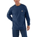 Carhartt Loose Fit Heavyweight Long Sleeve Pocket T-Shirt Image Mocha Heather