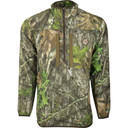 Drake Waterfowl Ol' Tom Tech 1/4 Zip Pullover with Spine Pad Image in Mossy Oak Obsession
