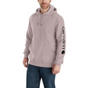 Carhartt Loose Fit Midweight Logo-Sleeve Graphic Hoodie Image in Mink