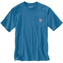 Carhartt Loose Fit Heavyweight Pocket Short Sleeve T-Shirt - Horizon Blue
