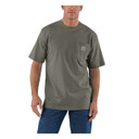 Image of the Carhartt Loose Fit Heavyweight Pocket Short Sleeve T-Shirt in Dusty Olive
