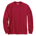 Carhartt Loose Fit Heavyweight Long Sleeve Graphic T-Shirt Image in Industry Red