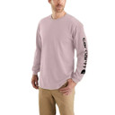 Carhartt Loose Fit Heavyweight Long Sleeve Graphic T-Shirt Image in Mink