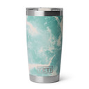 Yeti Rambler 20 oz. Tumbler with MagSlider Lid Image in Seafoam Pattern