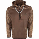 Drake Waterfowl MST Endurance Soft Shell Hoodie Image in  Mossy Oak Bottomland