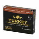 Box Image of the Apex 20 Gauge 3" 1 5/8 oz 1175 FPS Turkey Tungsten Super Shot Ammo.