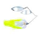 Rogers GO-2 Spinnerbait Double Willow Silver Image in White-Chartreuse