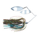 Rogers GO-2 Spinnerbait Double Willow Silver Image in Blue Gill