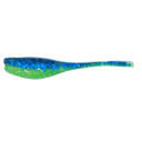 Rogers Sporting Goods 2" Sly Shad Fishing Bait Image in Blue Sparkle Chartreuse Pepper Sparkle Red-Chartreuse Pepper Sparkle