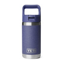 Yeti Rambler Jr. 12 oz. Kids' Water Bottle with Color-Matched Straw Cap Image in Moon Dust