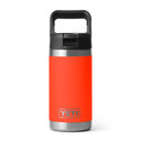 Yeti Rambler Jr. 12 oz. Kids' Water Bottle with Color-Matched Straw Cap Image in Solar Flare