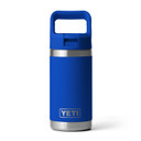 Yeti Rambler Jr. 12 oz. Kids' Water Bottle with Color-Matched Straw Cap Image in Royal Blue