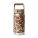 Yeti Rambler Jr. 12 oz. Kids' Water Bottle with Color-Matched Straw Cap Image in Wetlands Camo