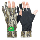 Primos Stretch Fingerless Glove Image Mossy Oak Bottomland