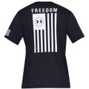 Under Armour Men's Freedom Flag T-Shirt Image in Black White
