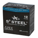 Box Image of the Apex 12 Gauge 3" 1 1/4oz 1450FPS S3 Steel Waterfowl Loads.