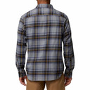 Back Image of the Columbia Cornell Woods Flannel Long Sleeve Shirt.