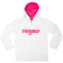 Rogers Youth Pinnacle Hoodie image in White pink